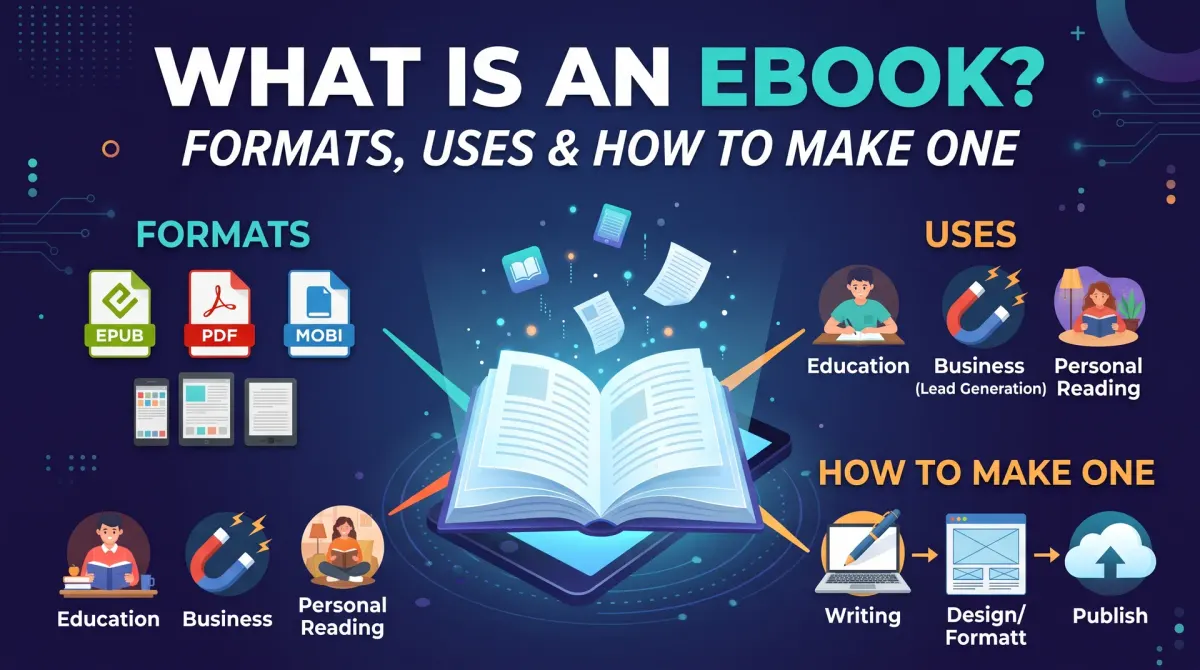 What Is an Ebook? Formats, Uses and How to Make One