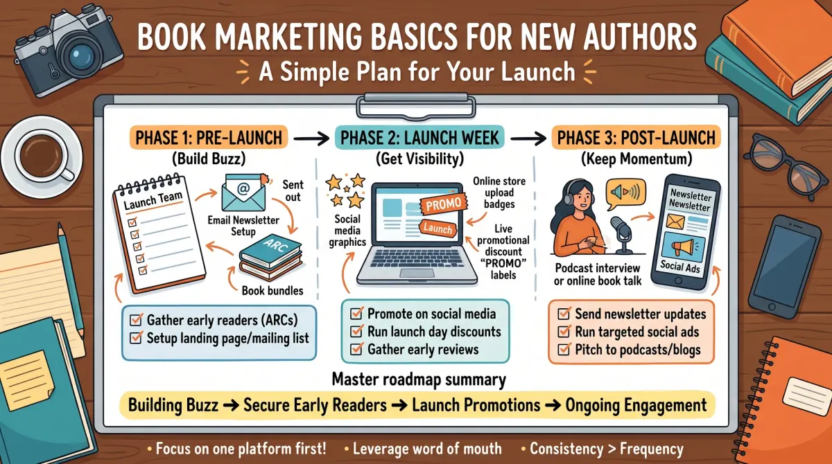 Book Marketing Basics for New Authors: A Simple Plan
