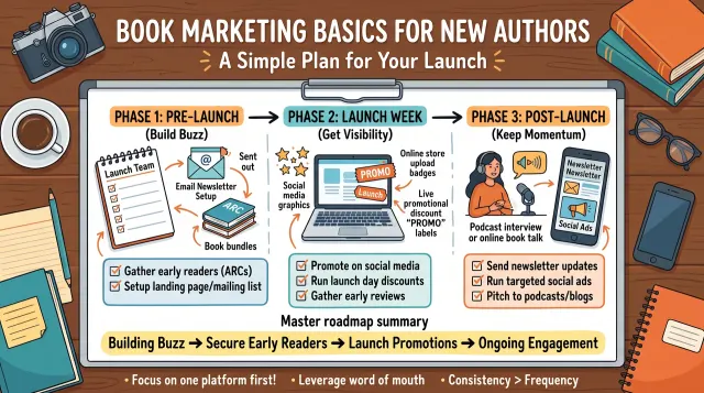 Book Marketing Basics for New Authors: A Simple Plan