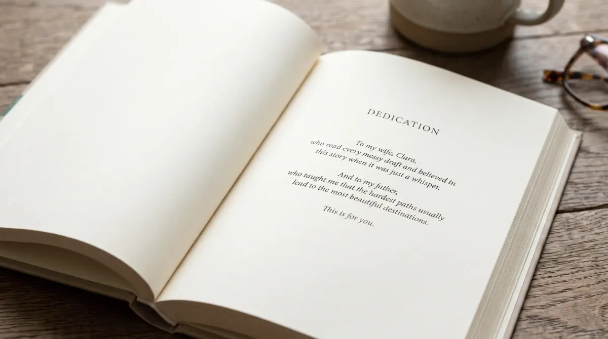 Dedication Page in a Book: How to Write One (Examples)