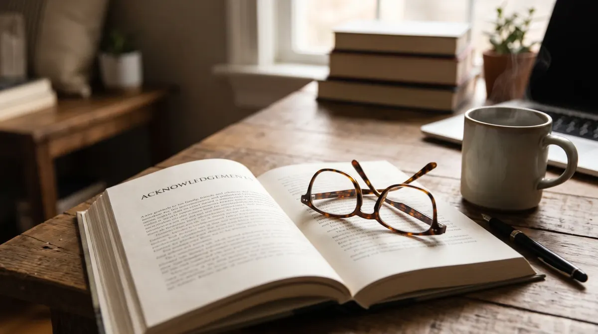 Book Acknowledgements: How to Write Them With Examples