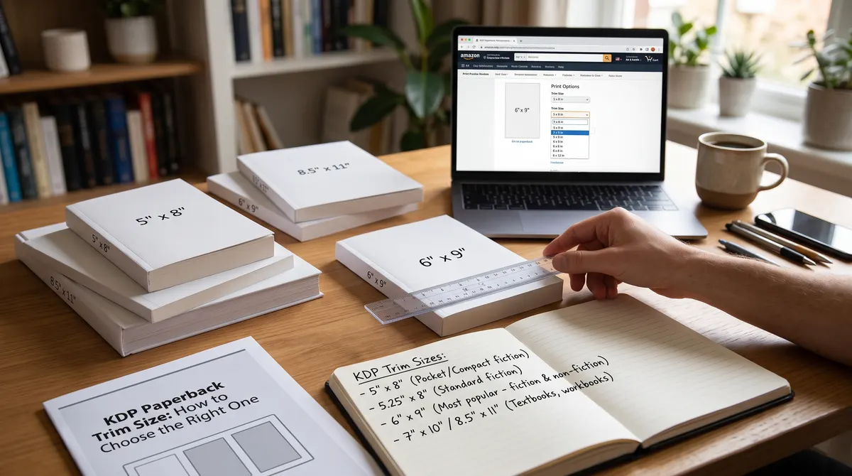 KDP Paperback Trim Size: How to Choose the Right One