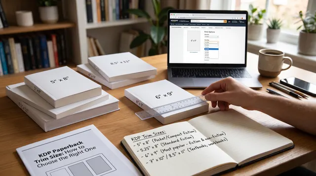 KDP Paperback Trim Size: How to Choose the Right One