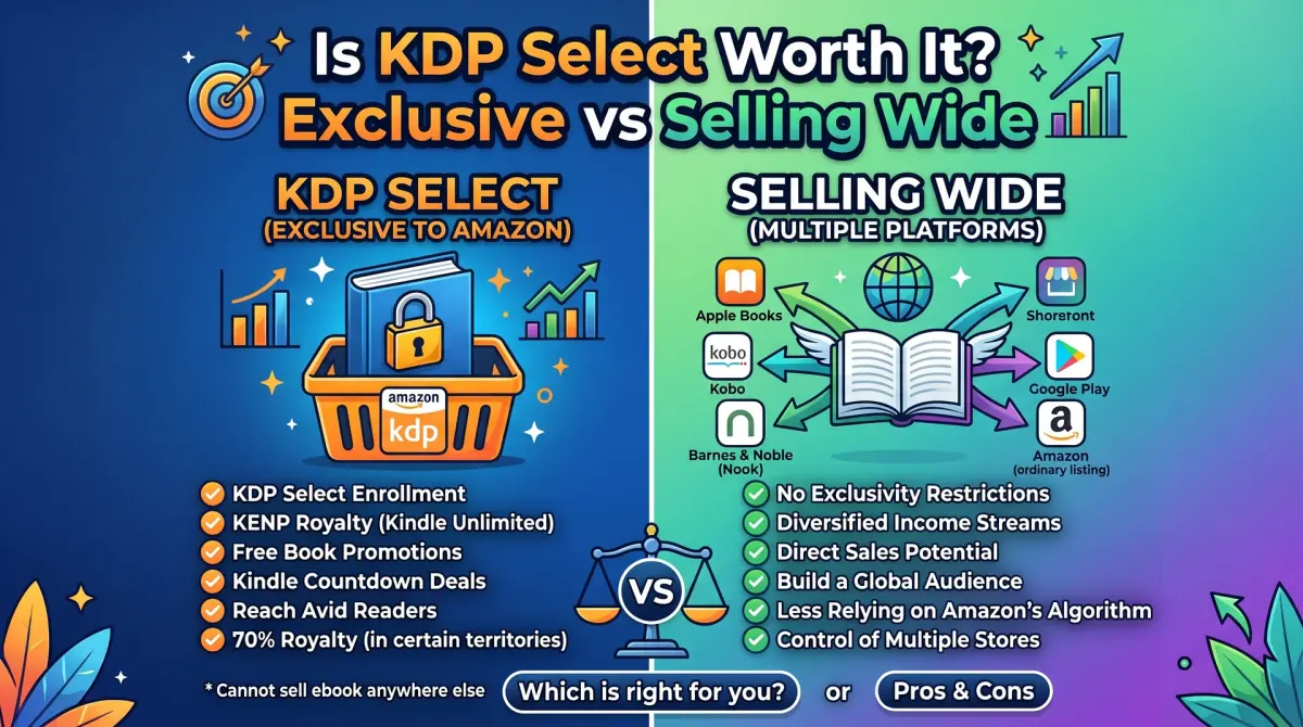 Is KDP Select Worth It? Exclusive vs Selling Wide