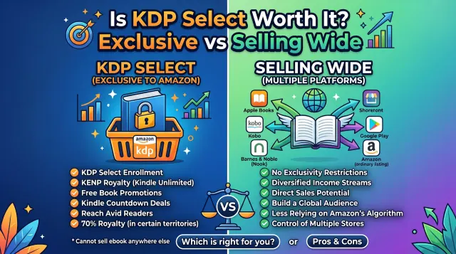 Is KDP Select Worth It? Exclusive vs Selling Wide