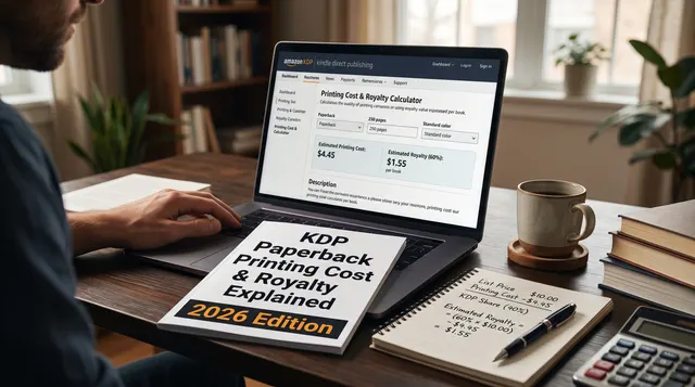 KDP Paperback Printing Cost and Royalty Explained