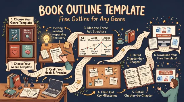 Book Outline Template Free Outline for Any Genre