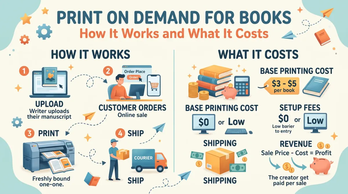 Print on Demand for Books: How It Works and What It Costs
