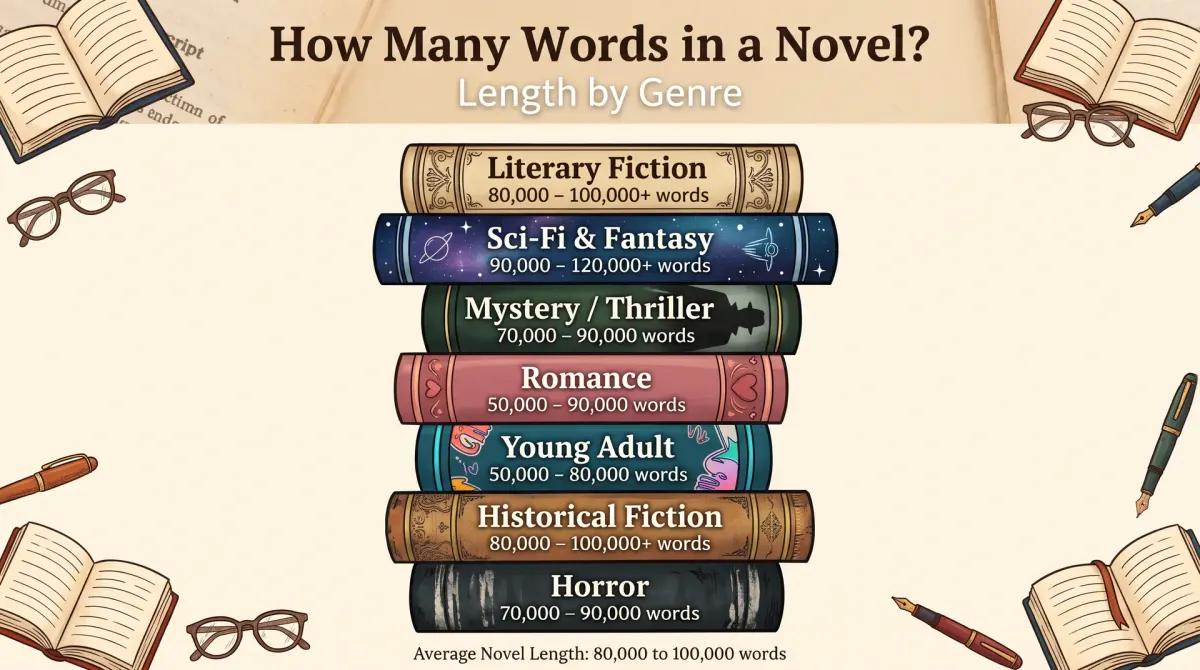 How Many Words in a Novel? Length by Genre
