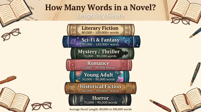 How Many Words in a Novel? Length by Genre