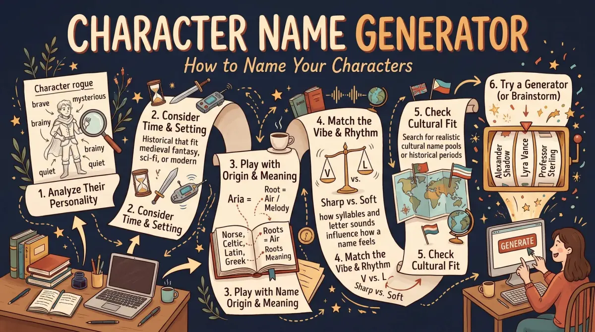 Character Name Generator: How to Name Your Characters