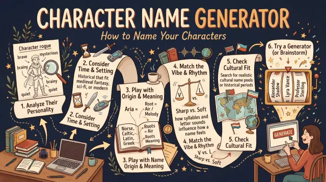 Character Name Generator: How to Name Your Characters