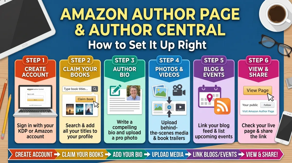 Amazon Author Page and Author Central: Set It Up Right