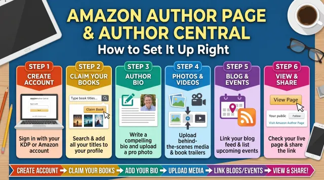 Amazon Author Page and Author Central: Set It Up Right