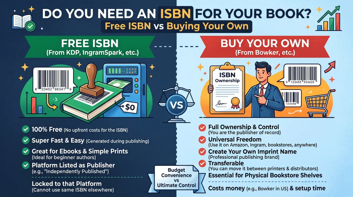 Do You Need an ISBN for Your Book? Free vs Your Own