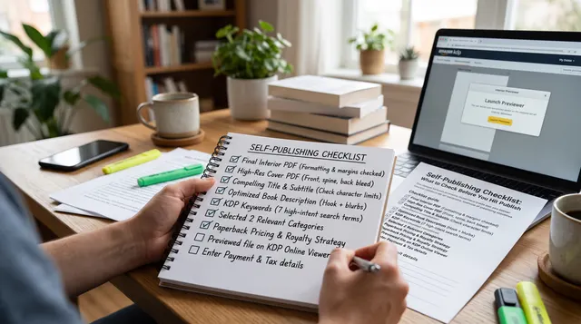 Self-Publishing Checklist: What to Check Before You Hit Publish
