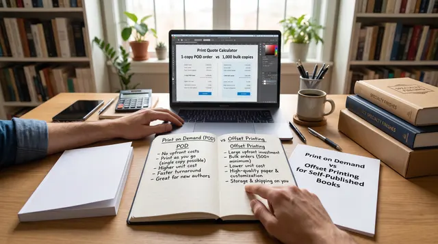 Print on Demand vs Offset Printing for Self-Published Books
